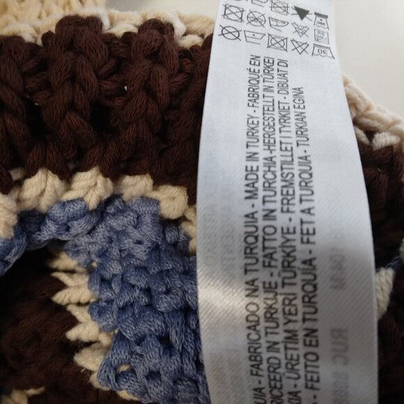 NWT ZARA Striped Short Sleeves Hooded Knit Top Size M - Picture 15 of 16